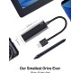 Netac SSD Externe 2To USB 3.2 GEN 2, Disque Dur Externe jusqu'à 550MB/s (10 Gbps, USB C, Aluminum)