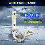 Sycreek Ampoule H1 LED,16000 LM 6500K Blanc Extrêmement Brillant Phare LED,IP68 Étanche Tout-en-Un Kit de Conversion Plug and Pl