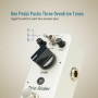 SONICAKE Pédale Overdrive Analogique Effets Guitare Classique 3 Modes Buffered Bypass Trio Rider