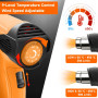 Décapeur Thermique AIUNAOM 2000W Professionnel Pistolet à Air Chaud 50 ℃-650℃ 9 Niveaux de Température Réglables Protection de S