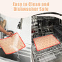 SUPER KITCHEN Tapis de Cuisson,Tapis de Four en Silicone pour Le Biscuit et Macaron -Trois pièces/Ensemble Doublures de plateux 