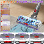 Tête de Brosse de Remplacement à Couple Élevé Anti-Enchevêtrement pour Dyson V11 V15 V10 V8 V7, Aspiration Réglable pour Moquett