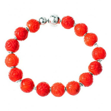 Bracelet Femme Thomas Sabo KT0147-870-10-L17 Rouge Argent 925 99,99 €