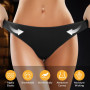 flintronic Culotte Femme Coton Doux, Elasticité Slips, Culotte Taille Basse, 6PC Culottes Femme Coton
