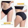 flintronic Culotte Femme Coton Doux, Elasticité Slips, Culotte Taille Basse, 6PC Culottes Femme Coton