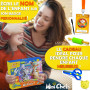 Lalfof Kit Cuisine Enfant avec 3 Couteau Cuisine Enfant | 20 Ustensiles de Cuisine Enfants Sécurisés | 1 Badge avec Le nom de l'