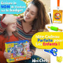 Lalfof Kit Cuisine Enfant avec 3 Couteau Cuisine Enfant | 20 Ustensiles de Cuisine Enfants Sécurisés | 1 Badge avec Le nom de l'