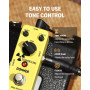 Donner Delay Guitare Pédale d'effet, Yellow Fall Pédale Delay Guitare Electrique True Bypass