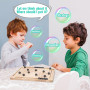 Jeu D'échecs Magnétique, Magnetic Chess Game, avec 20 Pierres magnétiques, Magnetic Chess Set, Échiquier magnétique, Jeu MagnéTi