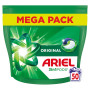 Ariel Pods 3en1 Original, Lessive en Capsules, 50 Lavages, Action Détachante En 1 Seul Lavage, Dissolution Rapide Même à Froid, 