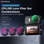 REYGEAK Lot de filtres ND pour DJI Osmo Nano, CPL/ND8/16/32 pour OSMO Nano, cadre en aluminium, verre optique HD multi-couches (