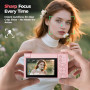 Appareil Photo Numérique 4K Digital: 64MP Appareils Numérique avec Écran Rabattable 180° - Camera pour Vlog avec Carte 32GB - po