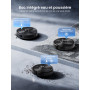 Proscenic Q10 Aspirateur Robot,8000Pa 200Mins Robot Aspirateur Laveur avec Serpillière,Navigation Lidar,Multi-étage Cartographie