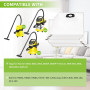 Lot de 10 Sacs pour Aspirateur Karcher wd4 wd5 wd6 mv4 mv5 mv6