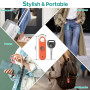 Fauxomor Alarme Personnelle Anti Agression 3 Pack-140 DB Porte-Clé Alarme avec Flash LED et Avertisseur de Batterie Faible, Kit 