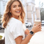 ORRLBB Bracelet compatible avec les Bracelets Apple Watch Series 11 10 9 8 7 6 5 4 Ultra SE 3 2 1 Femmes Hommes, Magnétique Méta