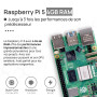 Raspberry Pi 5 4 Go Starter-Set | Carte mémoire de 64 Go | Alimentation USB-C 27 W | boîtier avec Ventilateur | 4K Câble Micro-H