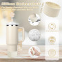 Lot de 11 Accessoires Stanley Cup, comprenant 6 Protections Anti-éclaboussures Stanley Cup, 2 Couvercles de Paille, 2 Accessoire