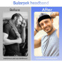 Sularpek Bandeau Cheveux Femme Homme Unisexe Antidérapant - 3 Pièces - Bandeaux Élastiques Sportifs pour Yoga, Running, Fitness,