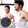 Sularpek Bandeau Cheveux Femme Homme Unisexe Antidérapant - 3 Pièces - Bandeaux Élastiques Sportifs pour Yoga, Running, Fitness,