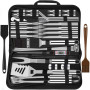 Grilliance 38pcs Kit Barbecue Set Accessoires de Grill en Acier Inoxydable pour Hommes,Ensemble d'Ustensiles de Grill de Haute Q