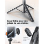 ANXRE 180cm Trepied Smartphone Monopods Portable, NT79 Extensible Perche a Selfie avec Télécommande Détachable, Trepied Telephon
