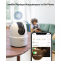 Imou 2K(3MP) Caméra Surveillance WiFi Intérieure Caméra 360° Connectée Smartphone avec Détection Humaine AI Suivi Intelligent Si