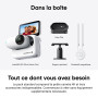 Insta360 GO 3S Blanc Arctique (128 Go) - Petite caméra de vlog 4K, POV Mains Libres, Montage Partout, stabilisation, 140 Min d'a
