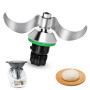 Hossom Couteau Mélangeur pour Thermomix TM5 / TM6, Couteau Mélangeur en Acier Inoxydable Accessoire de Remplacement Thermomix, P