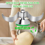 Hossom Couteau Mélangeur pour Thermomix TM5 / TM6, Couteau Mélangeur en Acier Inoxydable Accessoire de Remplacement Thermomix, P