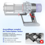 V10 Corps principal compatible avec Dyson V10 SV12, Corps principal de remplacement pour V10 Animal, Absolute, Poignée du moteur