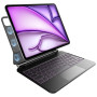 Clavier pour iPad Air 11 Pouces(M3 2025/M2 2024),Air 5e/4e génération et iPad Pro 11" (4e, 3e, 2e, 1re génération),Rétroéclairag