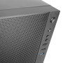 Tacens Anima AC5, Boîtier PC Micro ATX Compact, Refroidissement par Mailles en Façade, USB 3.0, Noir
