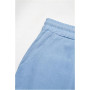 PADOLA Short Homme Coton Lin Bermuda avec 4 Poches Été Plage Cargo Shorts et Bermudas Taille Elastique Short de Travail Cordon d