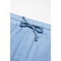 PADOLA Short Homme Coton Lin Bermuda avec 4 Poches Été Plage Cargo Shorts et Bermudas Taille Elastique Short de Travail Cordon d
