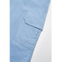 PADOLA Short Homme Coton Lin Bermuda avec 4 Poches Été Plage Cargo Shorts et Bermudas Taille Elastique Short de Travail Cordon d