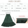Genfien Femme Jupe 2 en 1 Bohème Tour de Taille Elastique Longue été Maxi Tube Taille Haute A-Line Décontractée Vacances L'été P