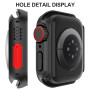 Diruite Protection Écran pour Apple Watch SE 3/2/1 /Series 6 5 4 44mm Coque,HD Apparence Créative Ultra Mince PC+Verre Trempé Ca