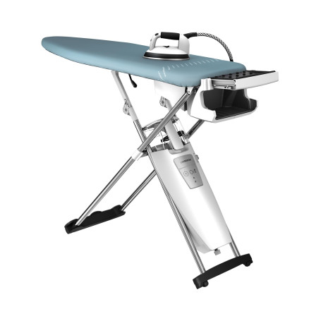 Laurastar S Pure, Système de repassage, Vapeur Hygiénique Elimine 99,9% des Bactéries et Acariens, Table Active, Roulettes, Rése