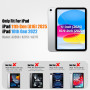 SEYMAC stock Coque pour iPad (A16) 11ème/10ème Génération 11/10,9 Pouces 2025/2022, Coque Antichoc avec Protecteur D'écran, Supp