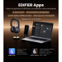 Edifier ES850NB Casque Supra-auriculaire sans Fil à réduction de Bruit, Hi-Res Audio, LDAC, 92H d'autonomie, Bluetooth 5.4&Multi