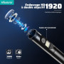 Vexloria Endoscope D'inspection, Camera Endoscopique 1920P HD Serpent Double Objectif, Endoscope Type C, IP68 Etanche Caméra ave