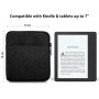 MyGadget Pochette Nylon pour Tablette jusqu'à 7 Pouces - Protection pour 17 x 14,5 cm - ex. Kindle Oasis 9e & 10e Génération - N