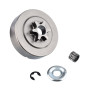 Kit de Tambour d'Embrayage Pignon 6 Dents 3/8 pouce avec Rondelle et Circlips pour Stihl 017 018 021 023 025 MS170 MS180 MS210 M