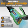 WORKPROX Souffleur de Feuilles Axial sans Fil 20V, Souffleur à Batterie 4,0 Ah avec Chargeur, Vitesse d'air Maximale 144 km/h et
