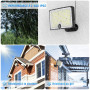 KagoLing Lampes solaires d'extérieur 202 LED avec détecteur de mouvement, étanchéité IP65, angle d'éclairage 120 °, Lot de 2 app