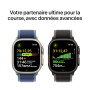 Apple Watch Ultra 3 [GPS + Cellular 49 mm] Montre connectée Course à Pied et Multisport avec boîtier Titane Noir et Bracelet Oce