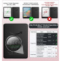 MoKo Étui Magnétique Détachable pour 7" Kindle Paperwhite 12e Generation 2024 & Kindle Colorsoft 2024/2025,Ultra Clair Coque et 