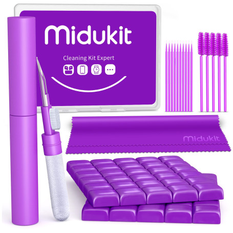 Kit de Nettoyage pour iPhone, Airpods, Nettoyeur Telephone, pour Telephone Portable, Les Écouteurs, etc, Comprend Un Stylo de Ne
