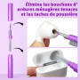 Kit de Nettoyage pour iPhone, Airpods, Nettoyeur Telephone, pour Telephone Portable, Les Écouteurs, etc, Comprend Un Stylo de Ne